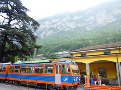 スイスの南国！魅惑のティチーノ旅♪　Ｖｏｌ２５（第３日目午前）　ルガノ　☆ジェネローゾ山への登山列車♪