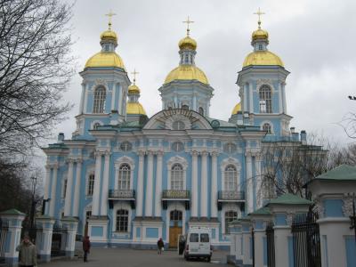 ロシアの旅　4　サンクトペテルブルク　街中歩きとロシア正教の教会めぐり
