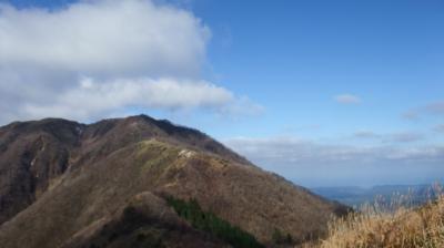 小雪ちらつく三瓶登山