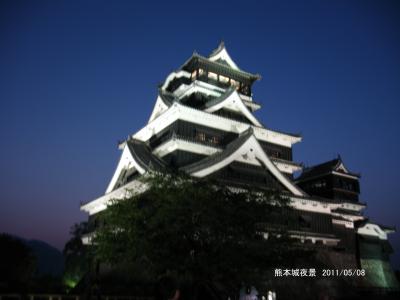 熊本城の夜間特別公開と華麗に咲く花めぐり/熊本市、福岡市