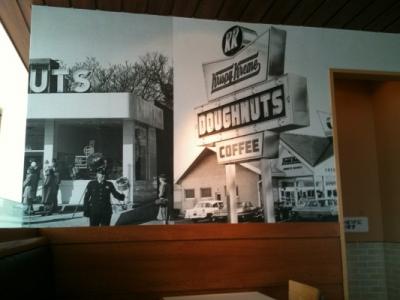 Krispy Kream DoughnutsでMorning Coffe