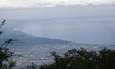 箱根縦走：明神ヶ岳から金時山。