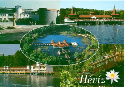 ハンガリーのバラトン湖周辺　Hevizは温泉湖