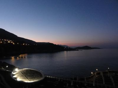 2010夏休み　クロアチア・スロベニア・モンテネグロ・ボスニア・ヘルツェゴビナ４カ国周遊　5.(1)　ドブロヴニクの夜明け