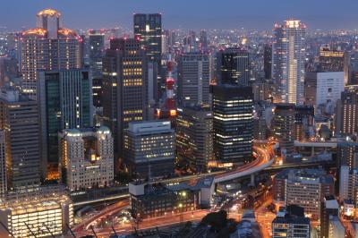 梅田スカイビルの夜景 2011