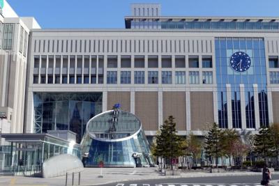 ０４．北海道～東北出張　なか卯 札幌駅地下街店の朝食　新千歳空港～仙台空港ANAの翼の空の旅　そばDining 結月庵（ゆいげつあん） 仙台駅エスパル店の昼食