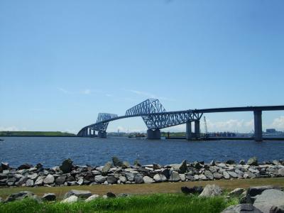 再び見てきました建設中の東京ゲートブリッジ