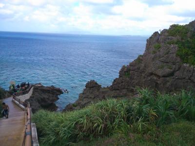 沖縄旅行（安富祖・青の洞窟）