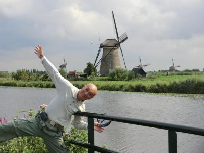 オランダ・風車小屋・キンデンダルク・遠かった・疲れた・でも思い出に残りました・。
