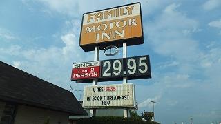 ↓↓11年07月29日（金）Family Motor Inn ステイの記録。