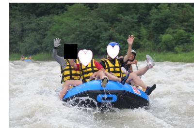 日帰り 中央道で行く 山梨県富士川 ラフティング 下部温泉 富士宮やきそば