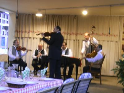 ハンガリー　ブダペシュトで民族ダンスをみながら食事を楽しむ