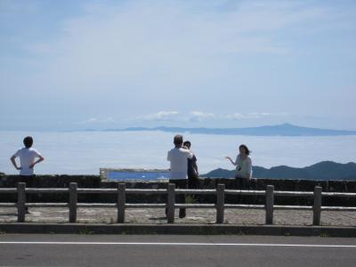 道東の旅　１3　　  知床峠　から　ウトロ
