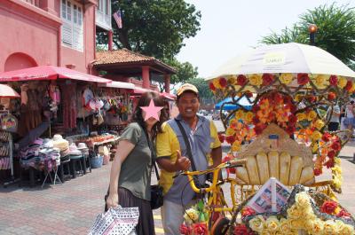 素敵すぎ!マレーシア マラッカ観光編 -前編-(トライショーに乗っちゃいました)