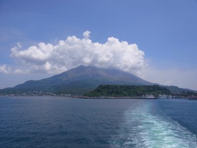 桜島フェリーと路面電車、九州新幹線（鹿児島日帰り旅行１１年夏）