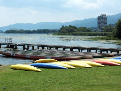 琵琶湖でぷかぷかカヌー体験