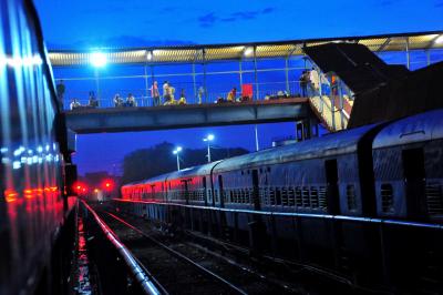 India Rajasthan州の旅　2Jaisalmerを目指す夜行列車の旅