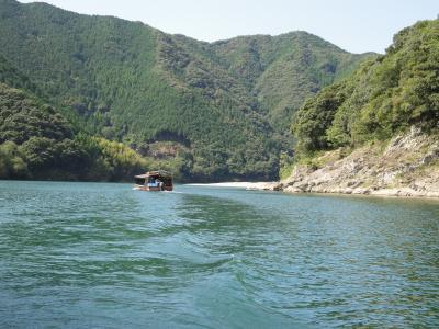 清流　四万十川　と　奇岩　竜串