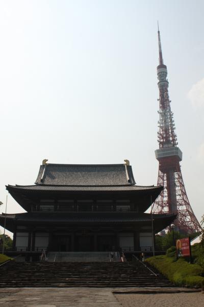 お寺と東京タワー