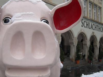 シュトゥッツガルトの　豚博物館
