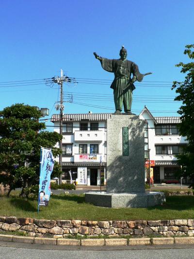 日本の旅　関西を歩く　近江八幡市のＪＲ安土駅周辺