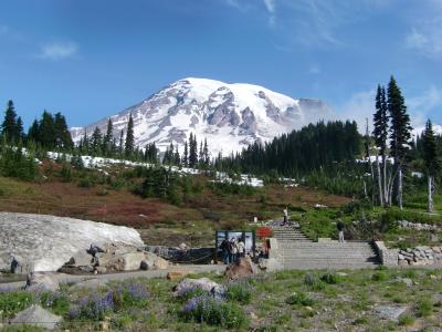 2011夏 シアトルと周辺の国立公園を訪問05：マウントレニエ国立公園 パラダイス