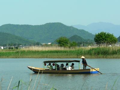 日本の旅　関西を歩く　滋賀県近江八幡市の水郷周辺