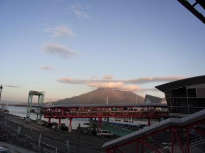 桜島がきれいだった。