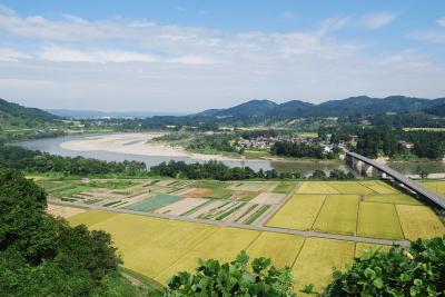 越後川口ＰＡから見られる風景