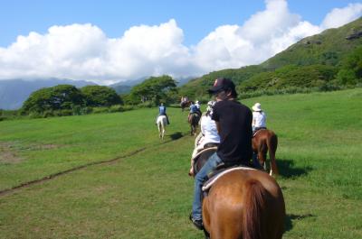 ハワイ（オアフ島）～乗馬体験～カイルア・ラニカイビーチでカヌー体験