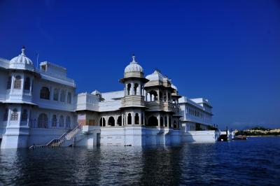 India Rajasthan州の旅　　13 JodhpurからUdaipur、Lake Palaceへ　ウシ科の動物ニルガイに出会う