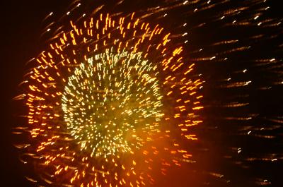 河口湖・湖上花火大会へ