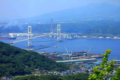 初夏の思い出～室蘭測量山からの絶景と絵鞆臨海公園の風景