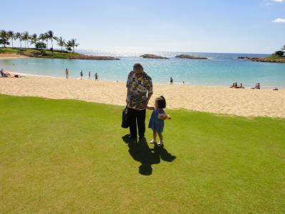 ☆2歳子連れハワイ旅行2011☆デルタ航空ビジネス＆シェラトン　カイオーシャンフロントスイート