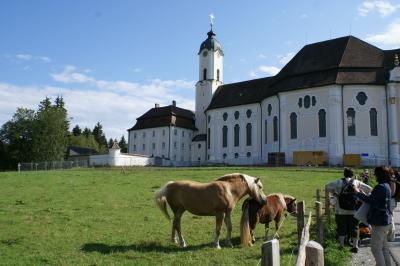 ヴィース教会の馬。 　ミュンヘン、ザルツブルク、ウィーンの旅　其の②