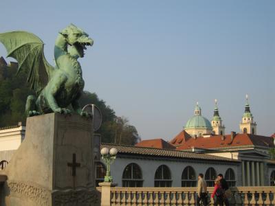 スロベニアの首都リュブリアナ