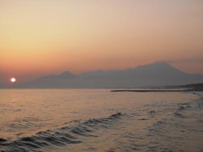 島根・鳥取の旅②　秋の大山の朝日と宍道湖の夕日　