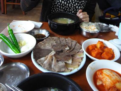 韓国旅行　ソウルグルメ　2011年2月