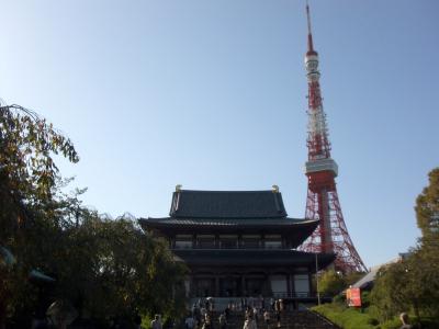 大門　増上寺～東京タワーをバックにカッコよすぎです☆～