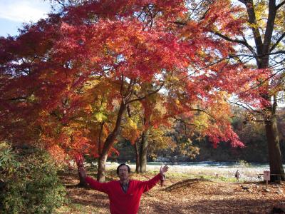 長瀞の紅葉を見に行く