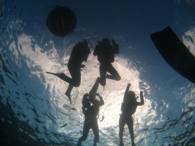 青の洞窟　シュノーケリング