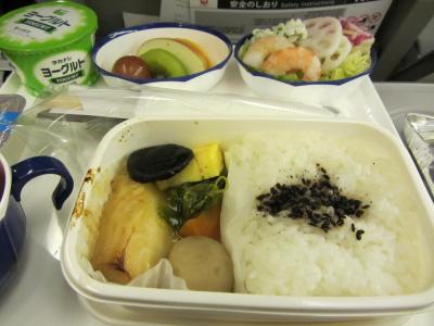 機内食グルメ（エコノミー）旅～日本航空JAL～