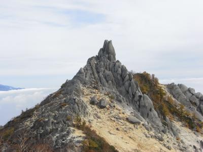 2011 鳳凰三山縦走登山 甥っ子テン泊part2
