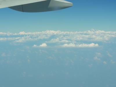 バンコクからカトマンズへ、ヒマラヤの眺望～ネパール・タイ旅行二日目・2011年10月16日