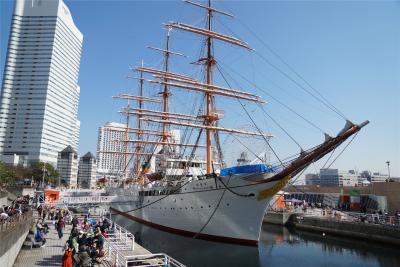 帆船日本丸・横浜みなと博物館に立ち寄る