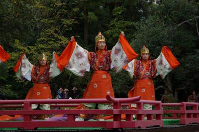 奈良で楽しむ秋の一日、頭搭と雅楽。