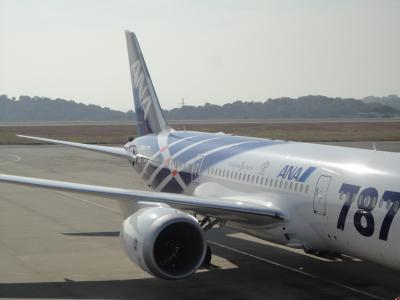 11/4 B787Dreamliner(岡山→羽田) 乗りました！！