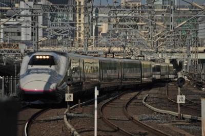 お上りさん=②東京駅で新幹線を撮影=