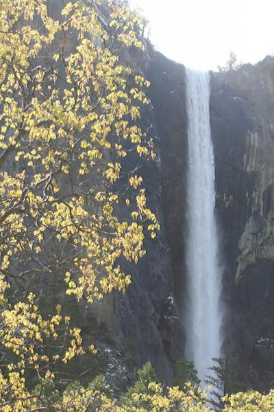加州ドライブの旅ー１８　ヨセミテ国立公園ーＡ　ブライダルベール滝