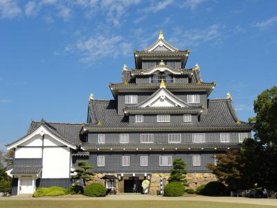 秋のドライブ　　岡山城